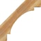 Ekena Millwork 4"W x 22"D x 22"H Merced Rough Sawn Knee Brace, Western Red Cedar BRC04X22X22MRC00RWR - alternate 3